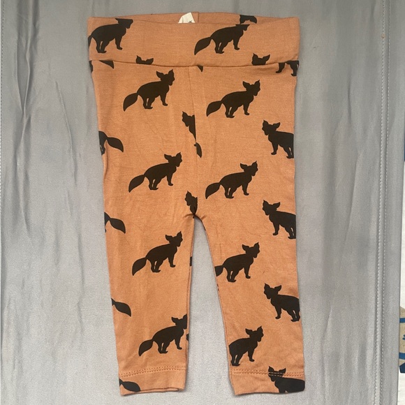 EUC Kate Quinn Tiny Fox leggings, 0-3 months - Picture 1 of 2